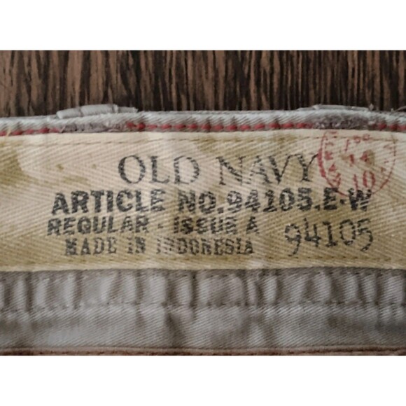 Old Navy Cargo Shorts Mens Size 34 Beige Khaki Cotton Outdoor Hiking Walking - Picture 6 of 12